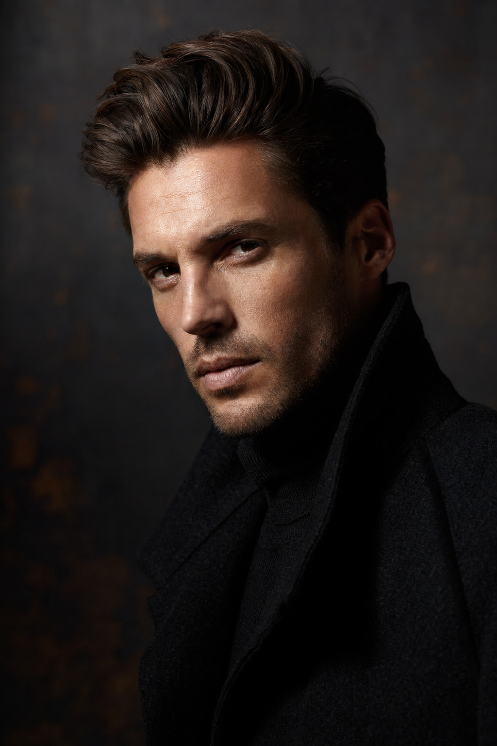Textured pompadour